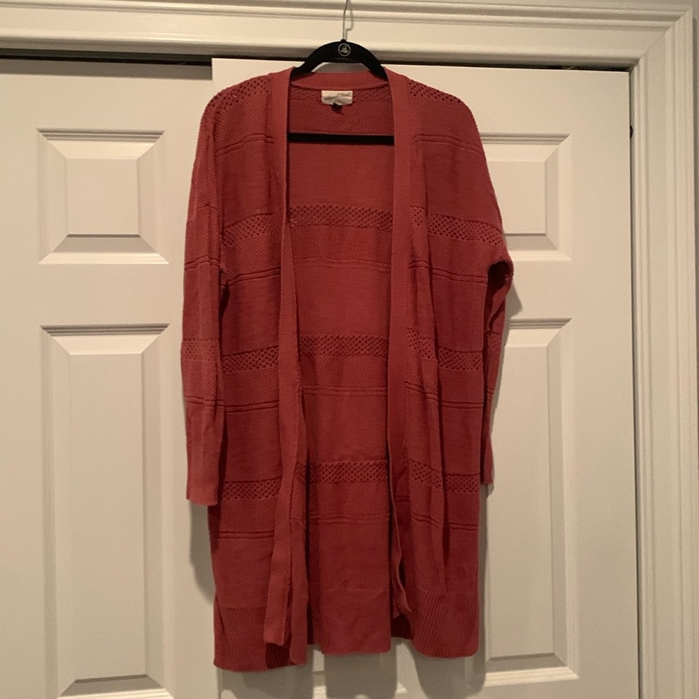 Burnt orange/red Long Sweater